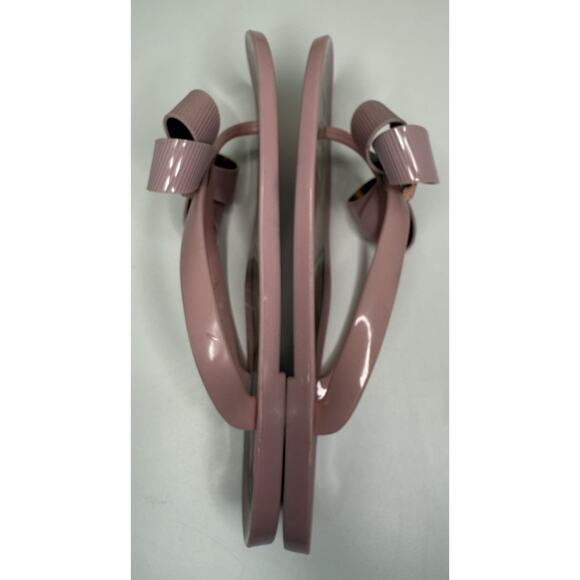 Ted Baker London Susie P Bow Sandals Womens EU 39 US 8 Pink Plastic Flip Flop - Picture 4 of 9